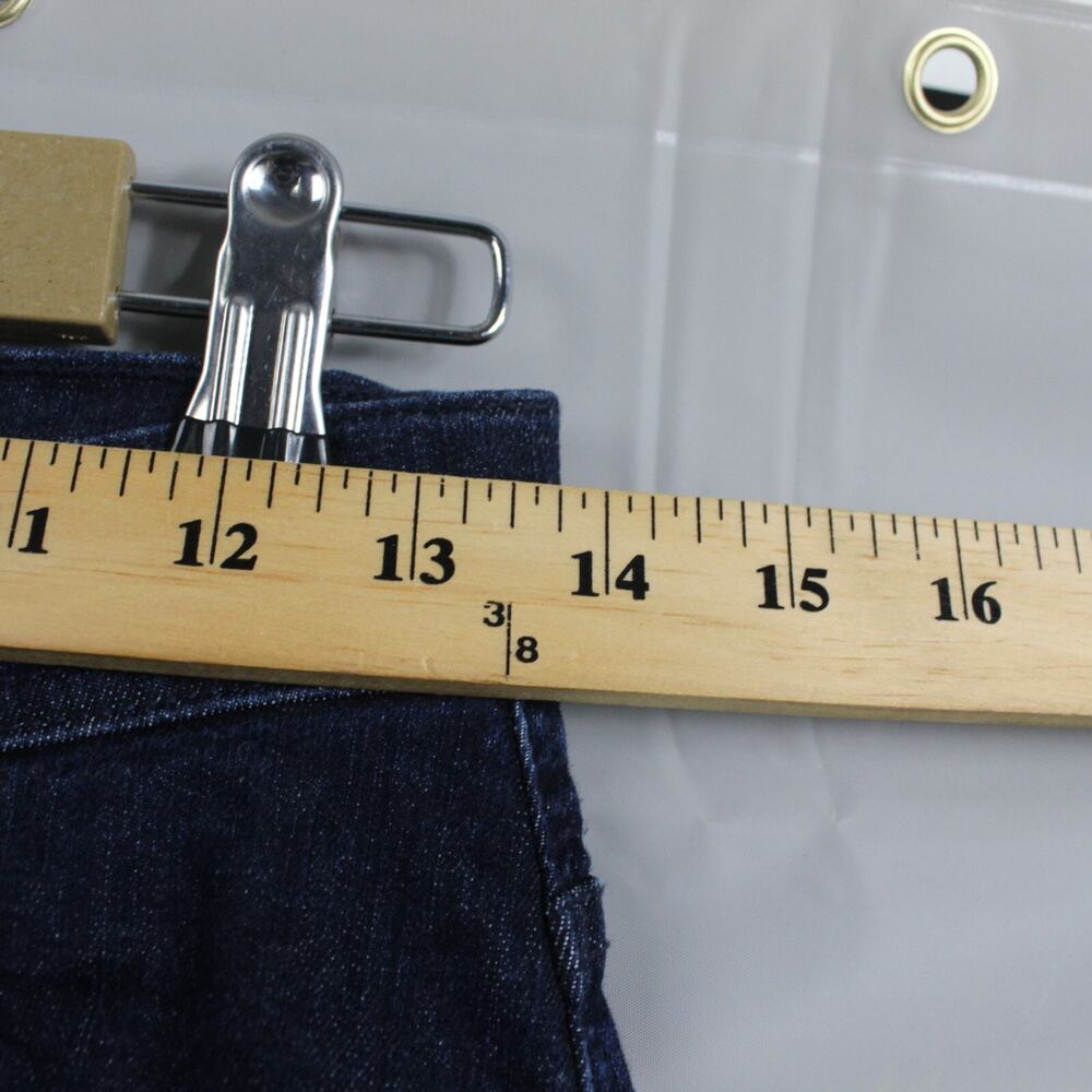 Sezane Jeans Womens 29 Brut Sexy Straight Slim Blue Quiet Luxury Minimalist - Picture 10 of 16